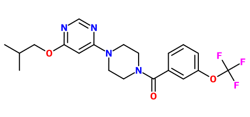 (image for) MC007515 (4-(6-Isobutoxypyrimidin-4-yl)piperazin-1-yl)(3-(trifluoromethoxy)phenyl)methanone